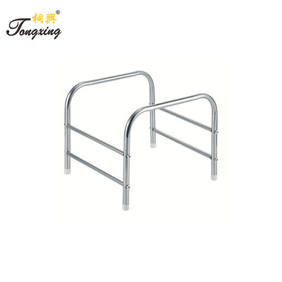 宝宝脸盆收纳架落地式不锈钢盆架卫生间洗脸盆架浴室置物架收纳架|ru