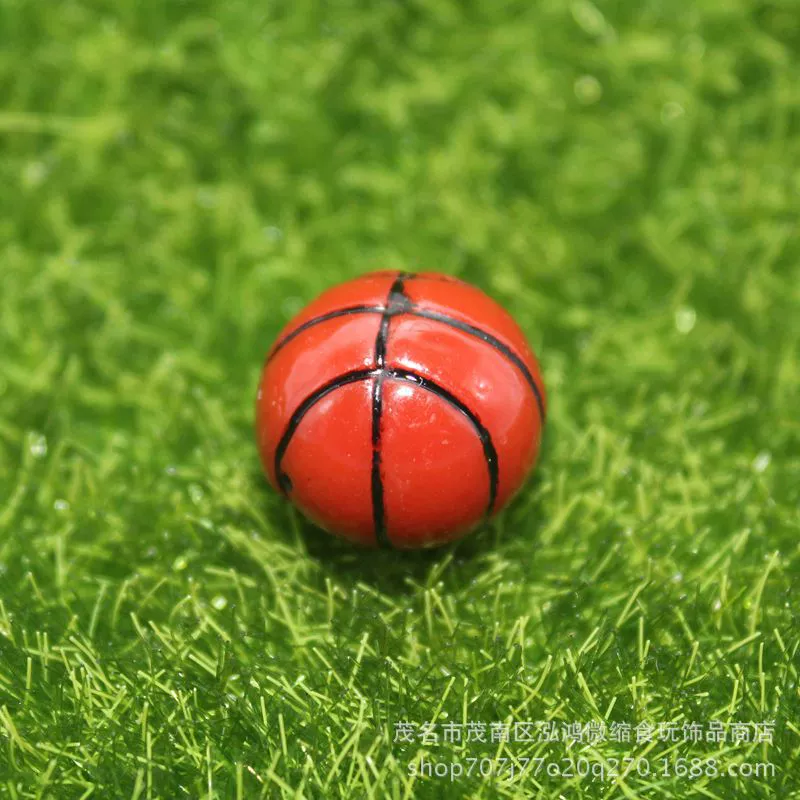 1:12 аксессуары для кукольного домика модель сцены микро Ландшафтные украшения детские развивающие игрушки мини-футбол баскетбол