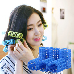 Manufacturer Direct Sale DIY Curling Iron Plastic Double-Layer Parent and Child Curling Tubes Set of 6