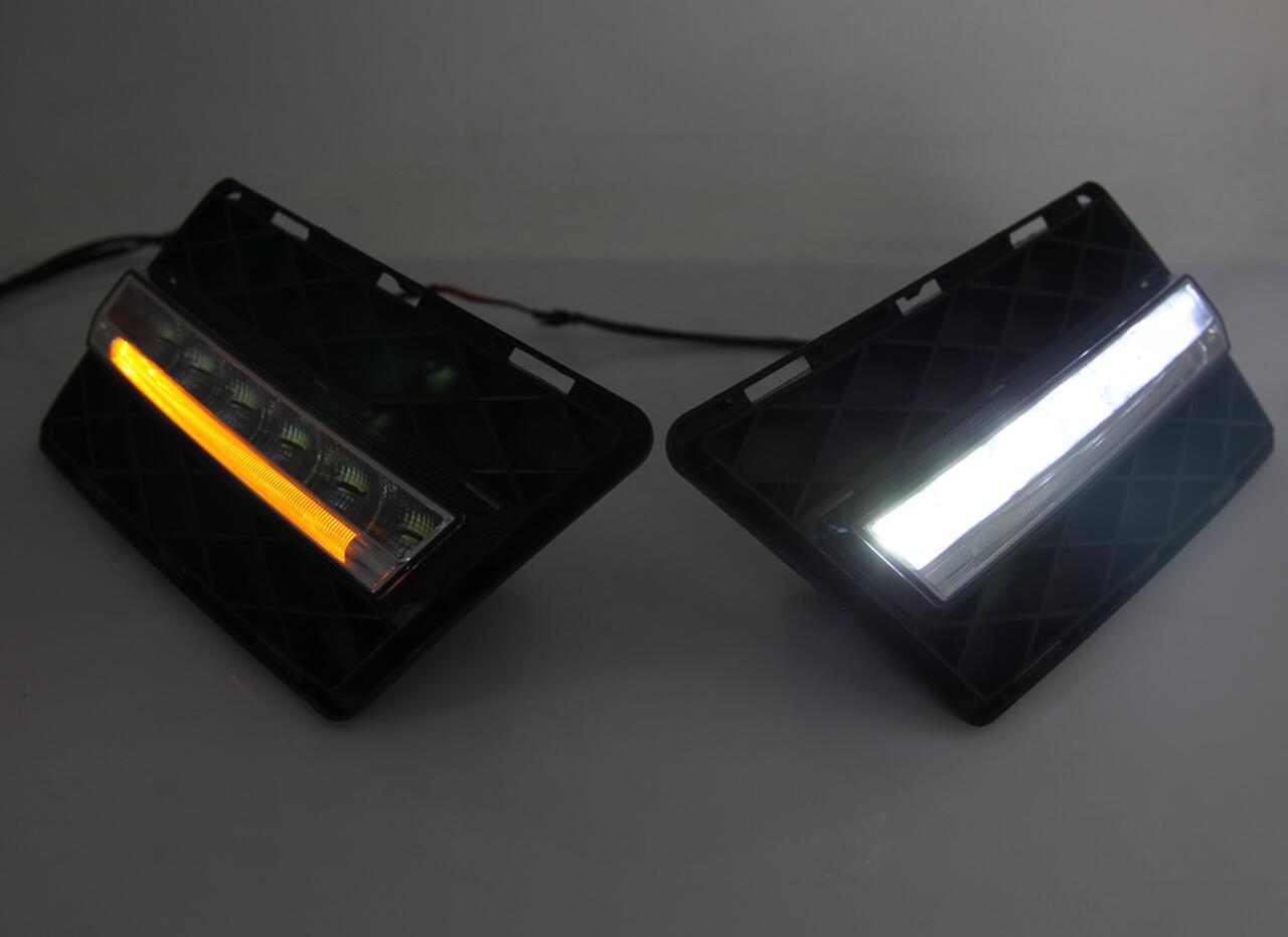 Adecuado para 08-12 Mercedes-Benz w204 luz diurna glk300 glk350 modificación de la luz de marcha diurna