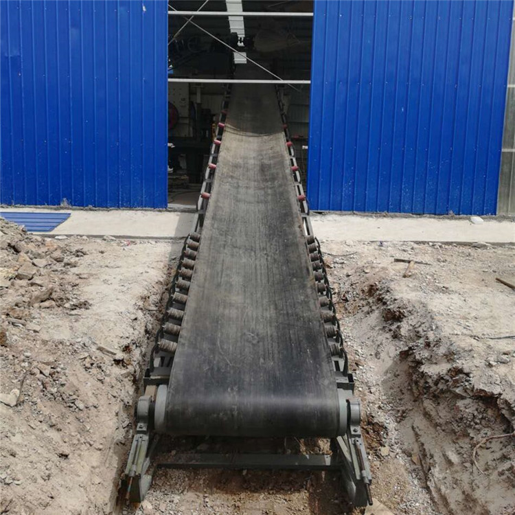 山东国友生产可移动升降皮带输送机 大型矿用煤炭输送皮带输送机