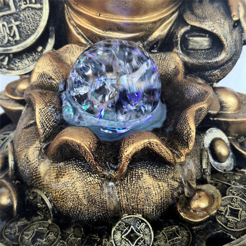 Cross-border new creative resin Buddha statue craft water feature fountain item source of production
