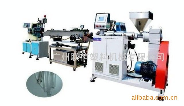 尼龙气管挤出机 汽车焊接夹具阻燃气管挤出设备pa软管挤出机