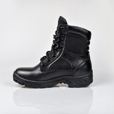 新式保安超轻靴执勤男女透气陆作战消防战术作训靴减震安保春秋靴