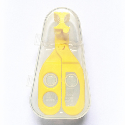 批发婴儿多功能食物剪宝宝碾碎万能剪辅食剪刀喂食儿童餐具盒装