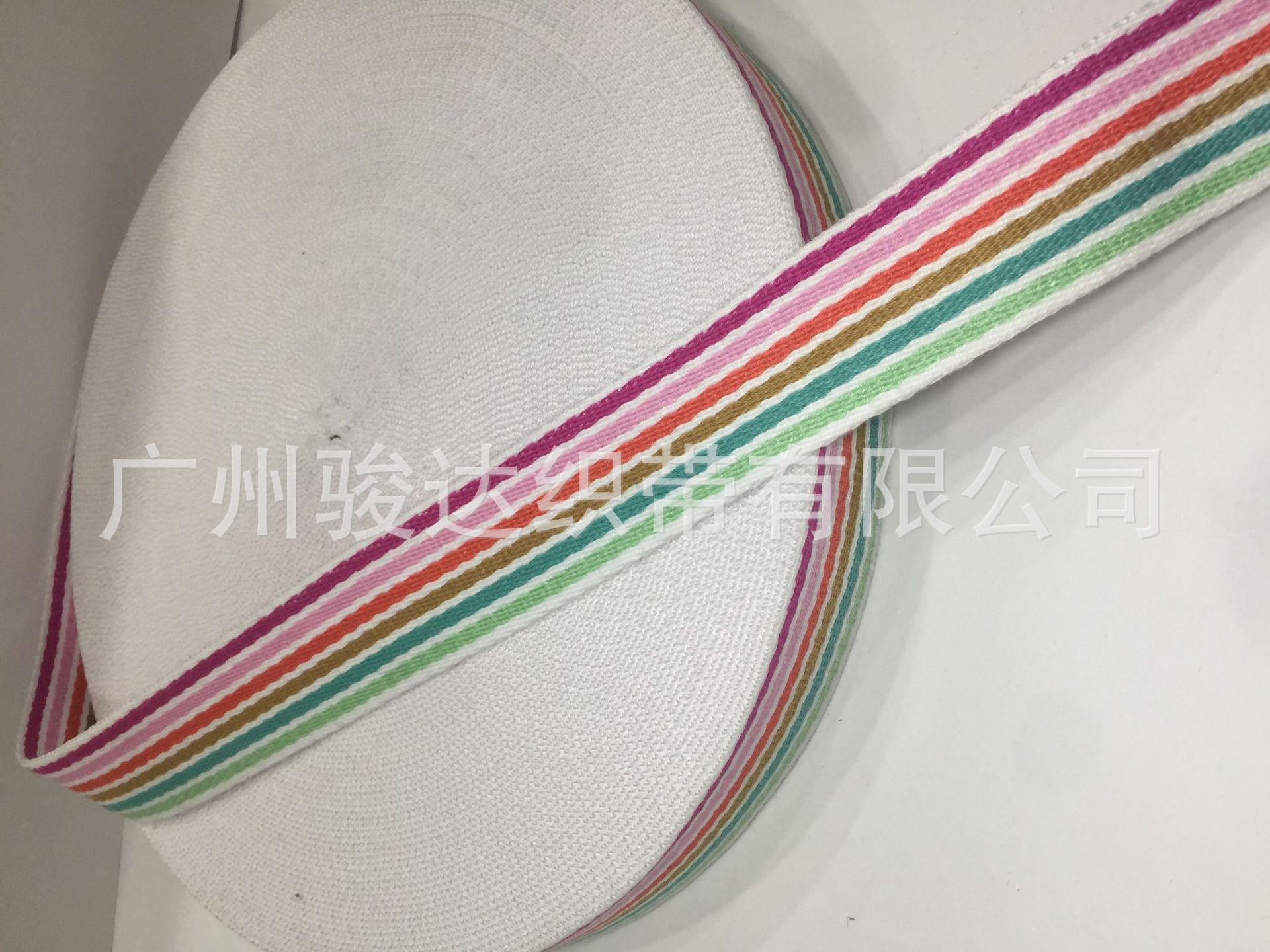 广州骏达织带【厂家】直供间色棉织带背包肩带服装服饰装饰辅料-阿里巴巴