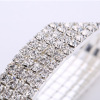 Accessory, elastic crystal, bracelet, jewelry, European style, diamond encrusted, wholesale