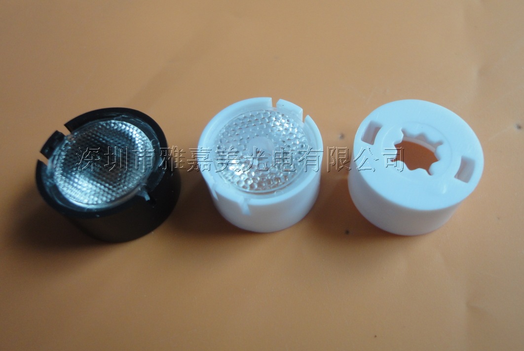 大功率LED透镜 13.1MM珠面10至90°LED透镜 XPG/XTE透镜