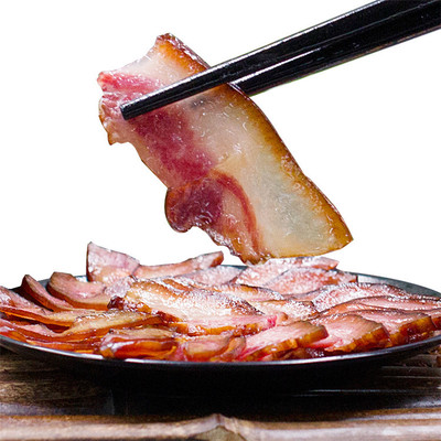 Sichuan farmhouse Wax snout ZhuTouRou Sichuan bacon Pig nose Smoked specialty