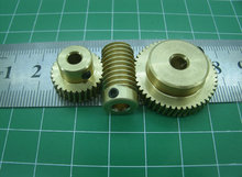 銅蝸桿蝸輪1:30玩具減速器配件電機減速0.5模高端傳動件加工