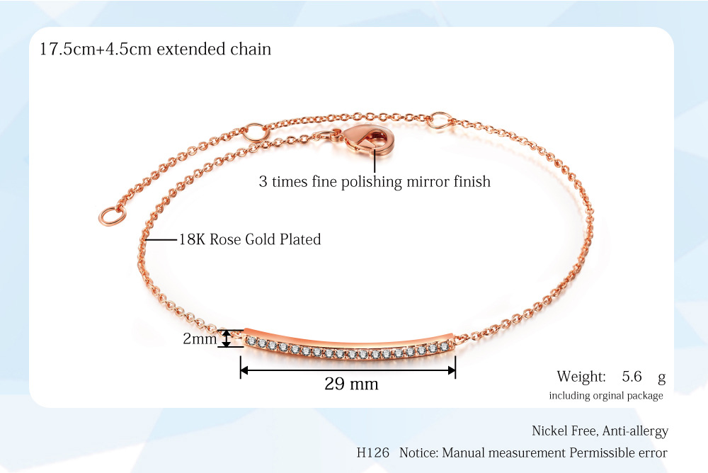 Fashion Heart Shape Bow Knot Copper Plating Zircon Bracelets 1 Piece