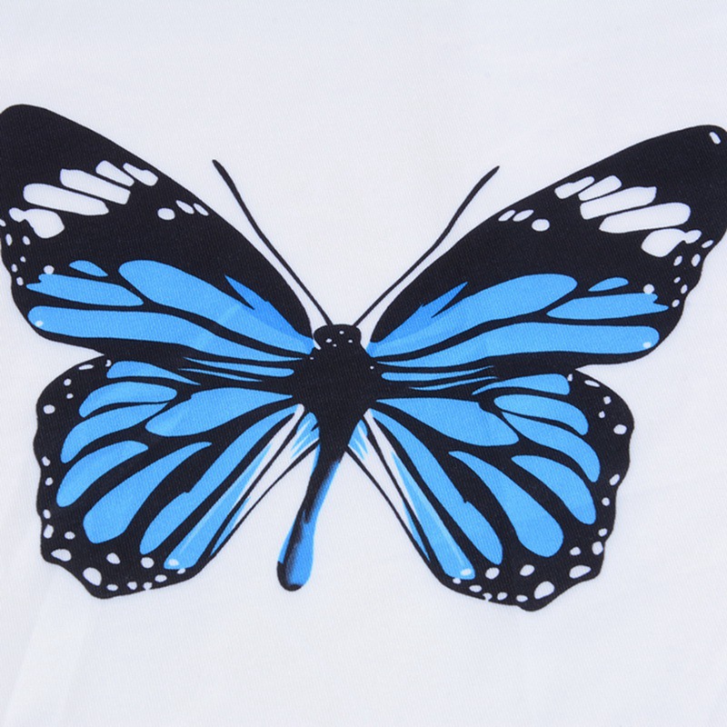 Unisexo Camiseta De Manga Corta Manga Corta Camisetas Impresión Moda Mariposa display picture 9