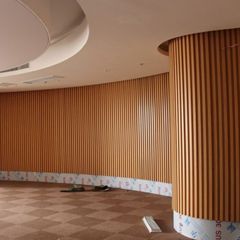 生态木墙板效果图