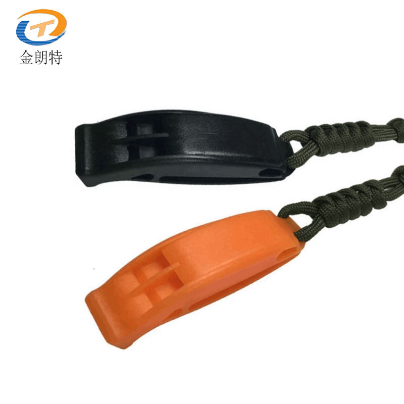 新款户外旅游登山救生求生哨 带挂绳多耐福双频口哨 多音频哨
