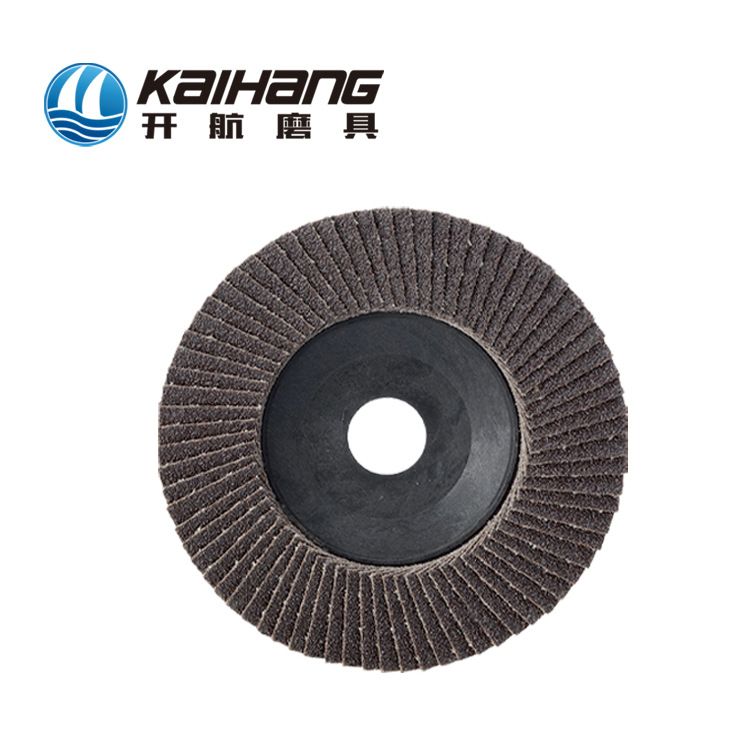 煅烧砂布轮 百叶轮抛光片 75塑盖加厚百叶片 弹性磨盘 锋利型