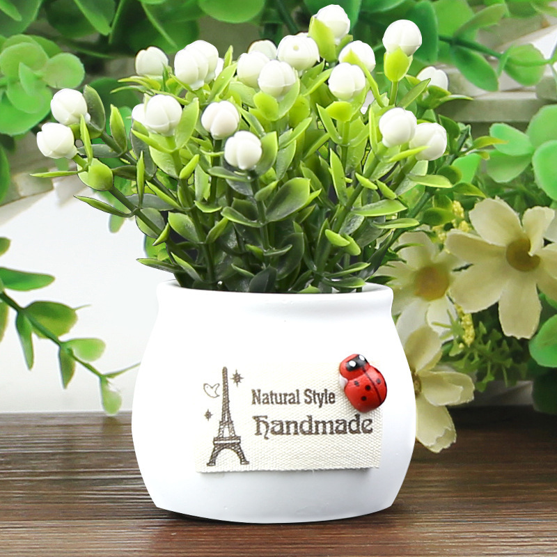 汽車擺件仿真植物吉祥果盆栽車載創意可愛個性車內飾品盆景平安果