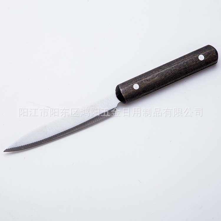 BBQ4-piece mango de madera herramientas de barbacoa bolsa de tela de acero inoxidable para hornear suministros para acampar al aire libre combinación para hornear herramientas traje