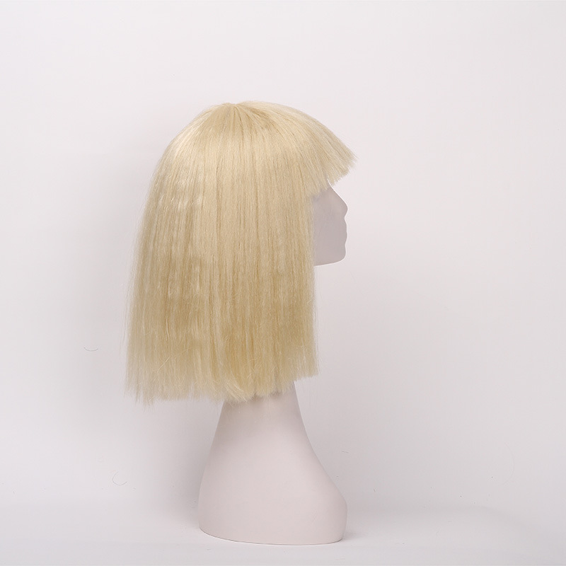 Newlook IMG - 1362 nueva moda dorada peluca de vacaciones peluca