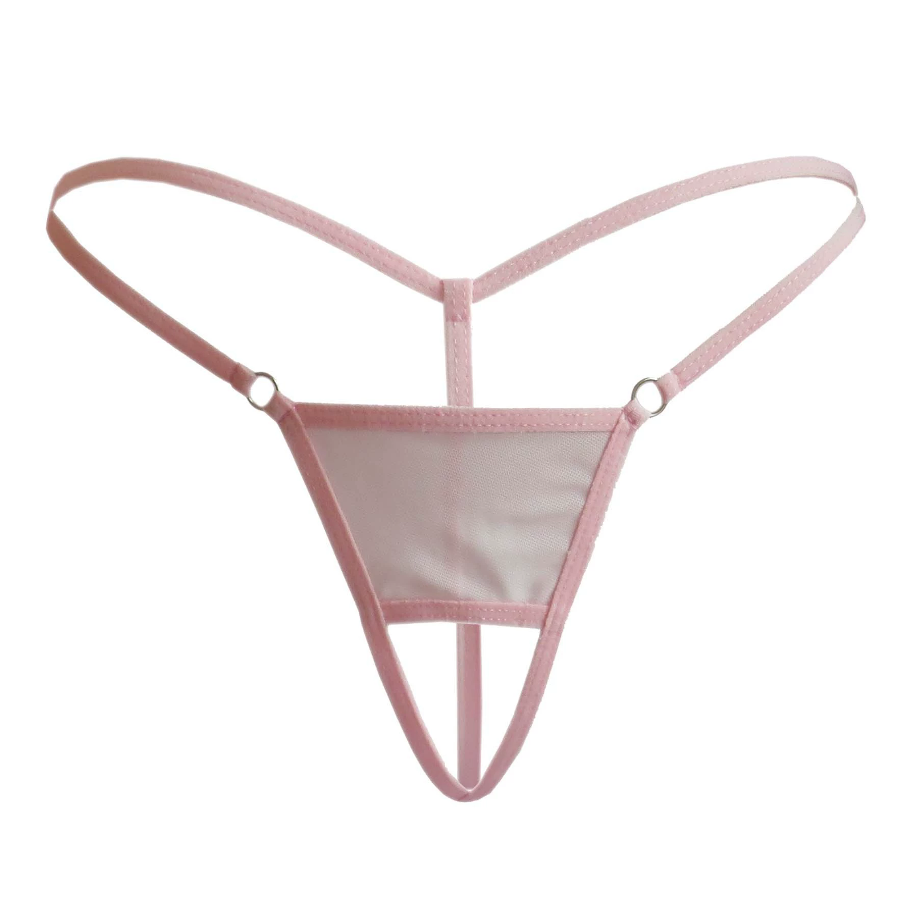 Твердо нейлоновый сетчатый thong G-String, ремешковый пояс, прозрачная сетка, T-образная спинка, варианты цветов