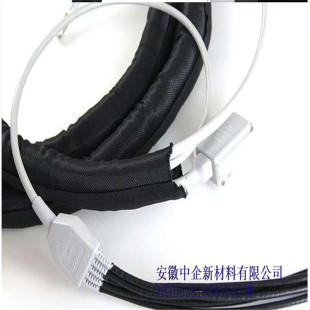Black Flame retardant open self-winding pipe self-winding braided casing multi-strand wiring harness manifold automobile wiring harness Bobbin