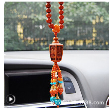 桃木葫芦出入平安大悲咒汽车挂件装饰内饰用品精品批发