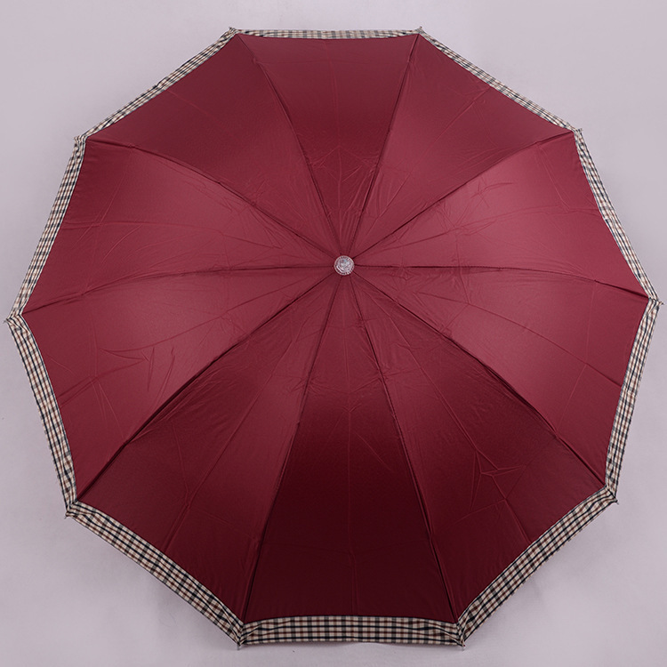 新品三折 商务伞 定制 广告伞 加大 晴雨伞 厂家直销 碰击 折叠伞|ms