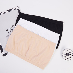 Seamless Chest Wrap One-piece Bra Backing Anti-light Tube Top Solid Color Cross-border Foreign Trade Source
