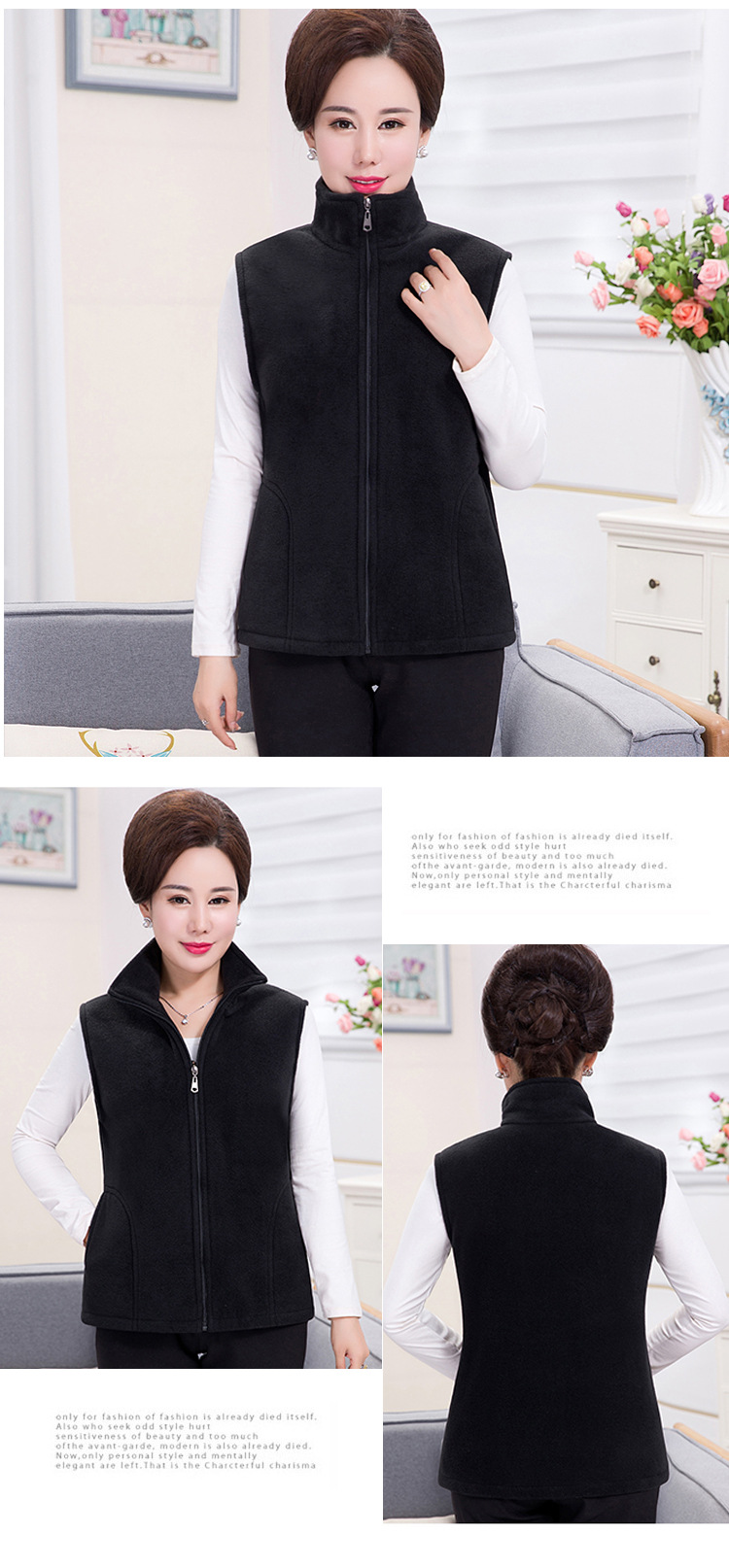 Gilet femme en Polaire polaire - Ref 3434668 Image 49