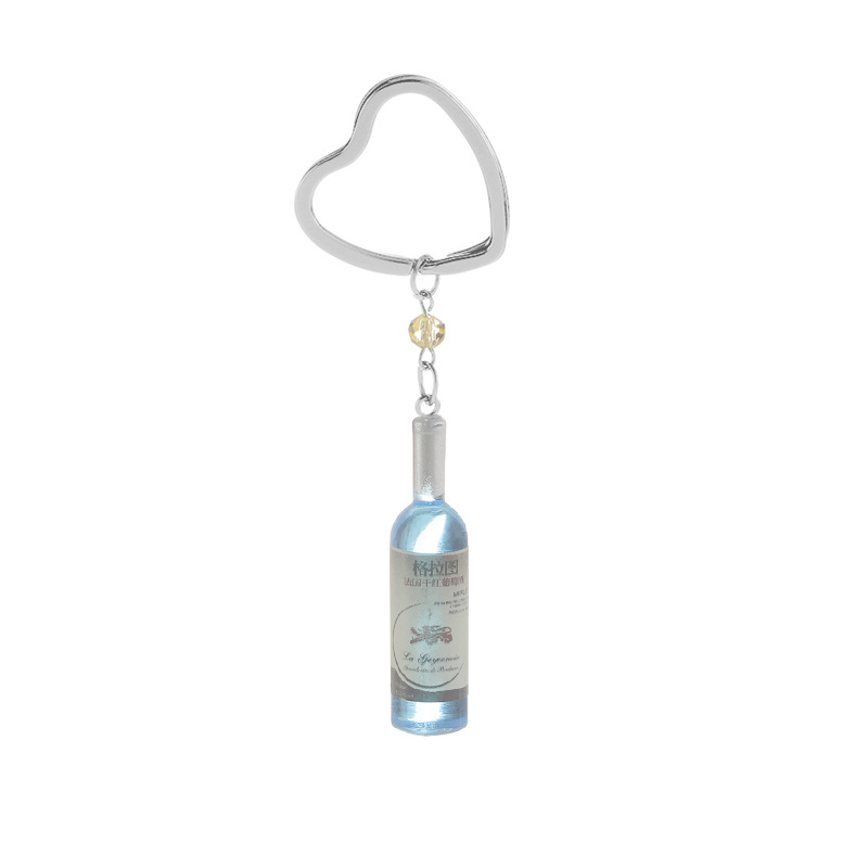 Fashion Colorful Wine Bottle Keychain display picture 6