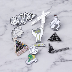 Cross-border WISH Amazon Best Seller Cute Personality Fun Fashion Halloween Pin Set Clothing Accessories