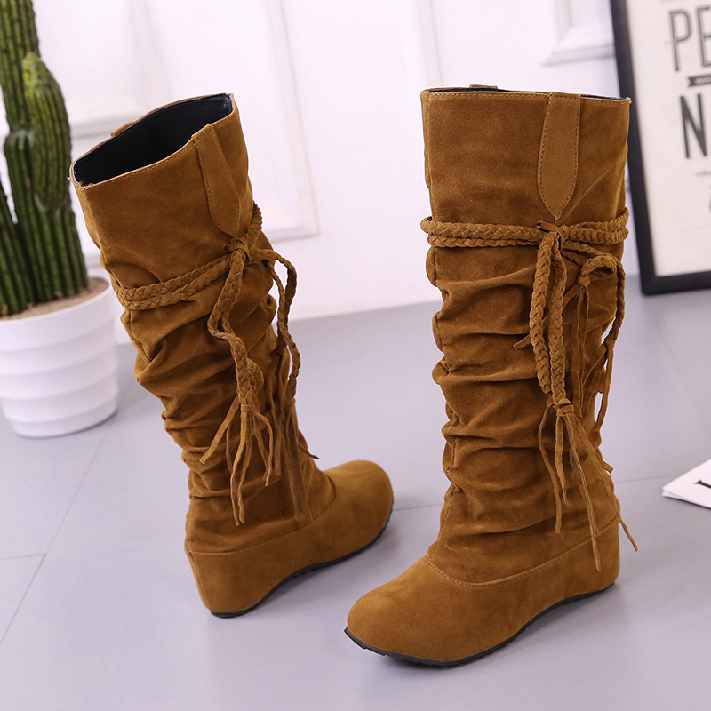 Bottes femme en Daim - Ref 3354693 Image 51