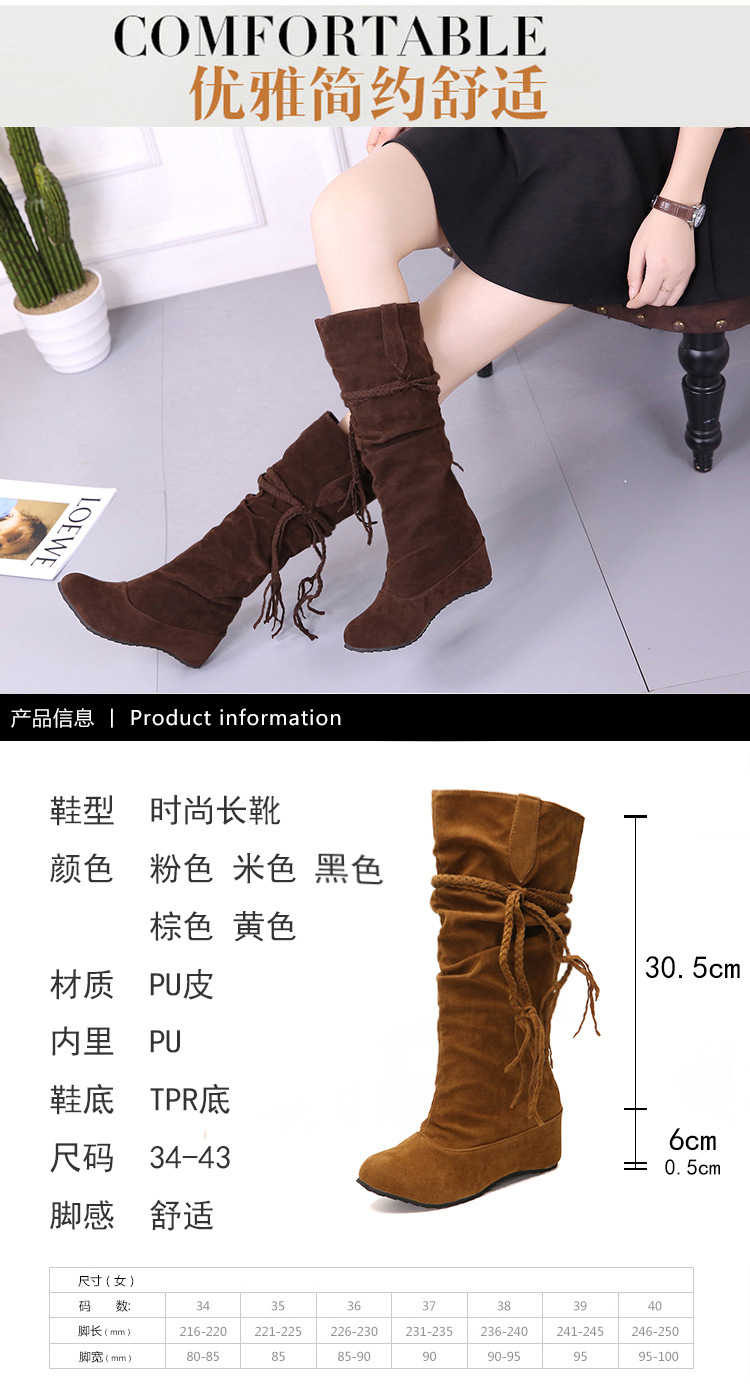 Bottes femme en Daim - Ref 3354693 Image 12