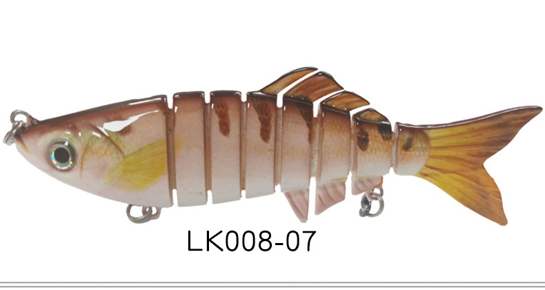 Multi Jointed Minnow Swimbait 9 Colors Hard Swimbaits Fresh Water Bass Swimbait Tackle Gear