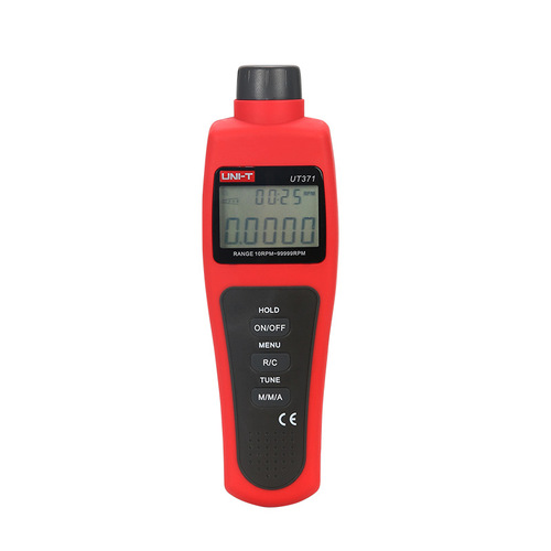 Unilide tachometer UT371/UT372D digital display tachometer non-contact photoelectric motor motor tachometer