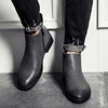 Martens, low low boots for leisure for leather shoes English style, autumn