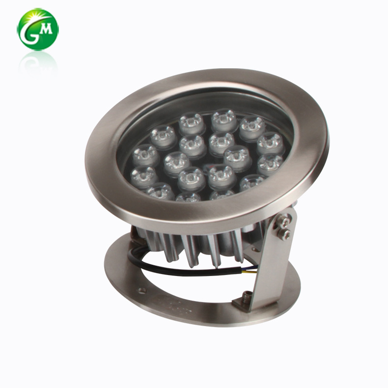 led Underwater lights waterproof Stainless steel 6W12W15W18W square pool Lighting fountain Underwater Swimming Pool Spotlight