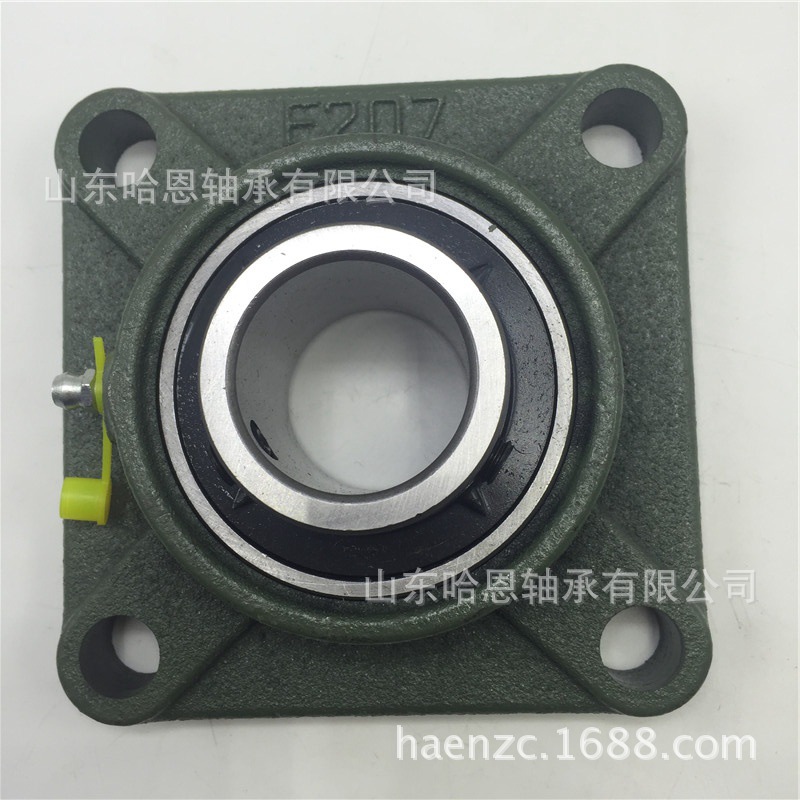生产批发F207带外球面方形轴承座F铸铁座UCF207带座轴承型号大全