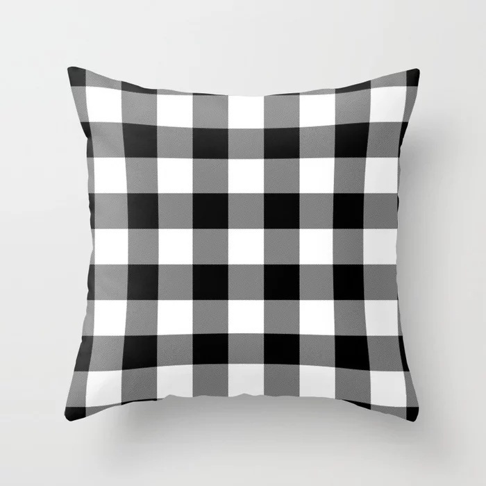 gingham-blackwhite-uma-pillows