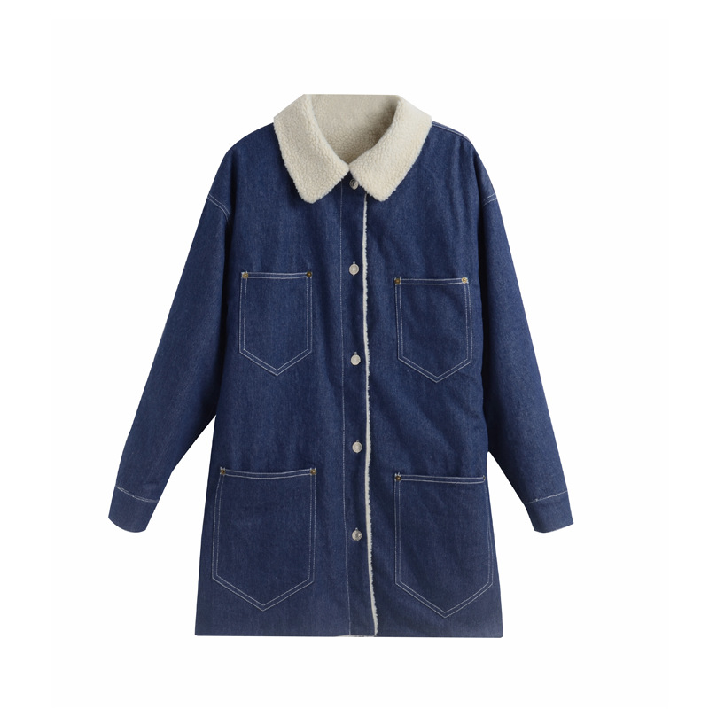 Manteau femme en Coton denim - Ref 3416298 Image 23