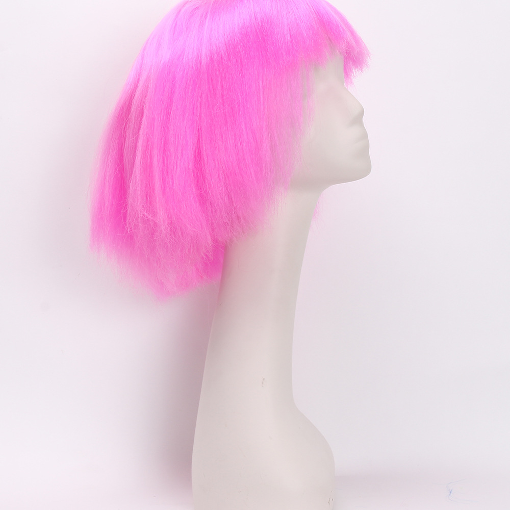 NEWLOOK IMG-0045 nueva moda pelo corto peluca de vacaciones peluca de entrenamiento peluca de cabeza