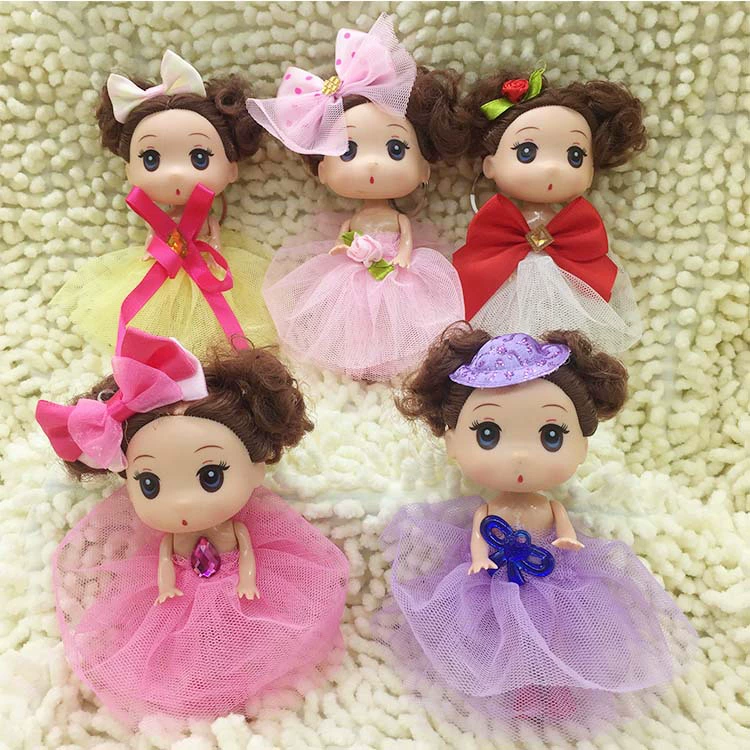 Коричневая кукла, DIY, 12 см