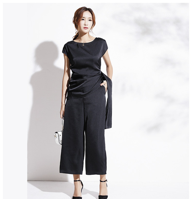 Broad-legged pants suit summer new fashionable suit women’s suit 