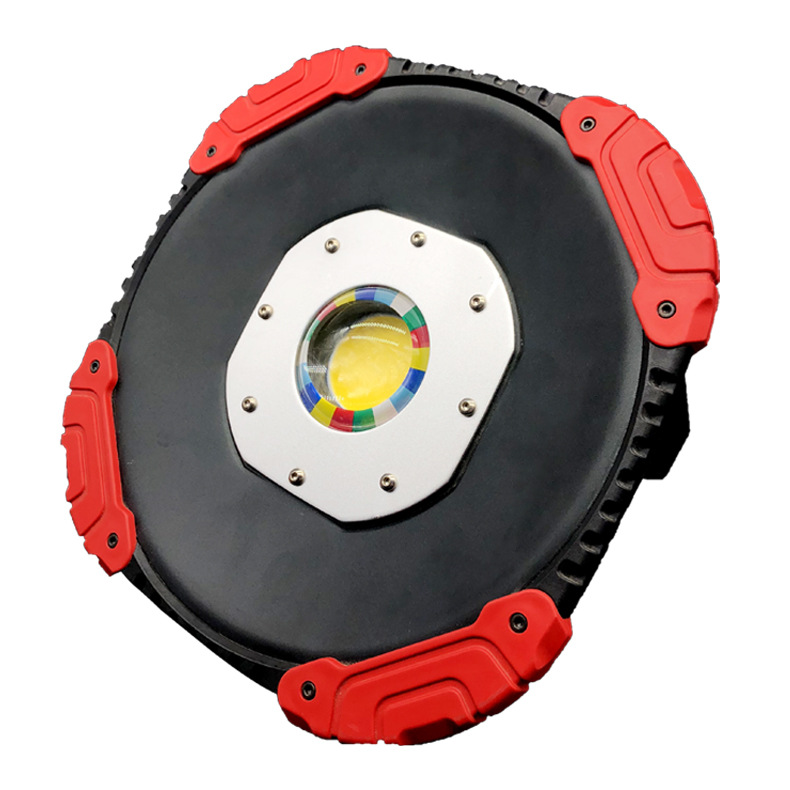 Cross-border new outdoor multi-function floodlight high-power floodlight COB projection light outdoor projection camping light