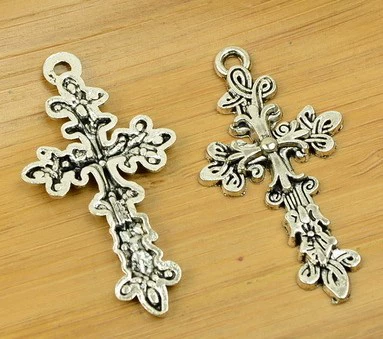 Серебряная металлическая цепочка аксессуары, аксессуары, 100 шт, 3 г, 46x, x25, 25 мм, оптом