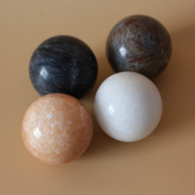 大理石 手部按摩 老中老年健身球 手把玩石头球10元店地摊货源