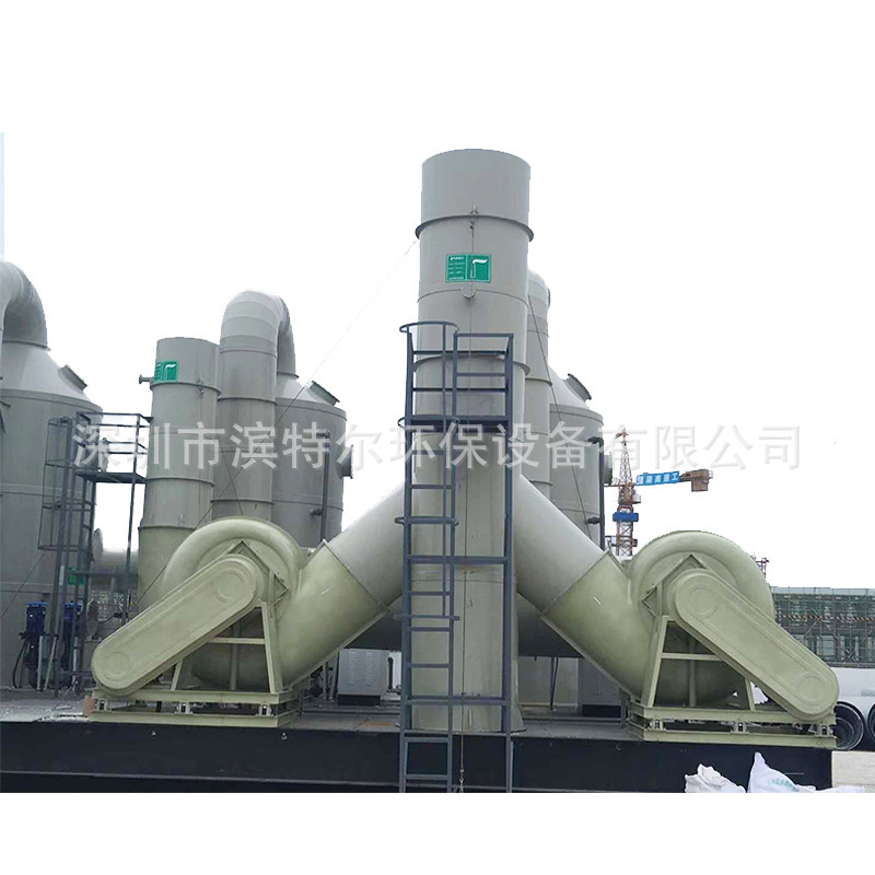 Manufacturer quality assurance waste gas complete equipment PP washing Tower PP air duct