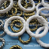 Electro -plated plastic twist circle round twist -ring plastic ring ring -shaped twist -ring DIY plastic circle buckle