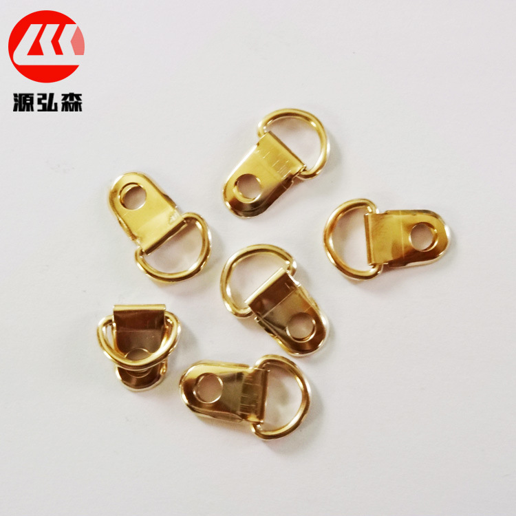厂家批发鞋扣箱包 鞋类金色美观实用金属扣 3分鞋耳绳带扣