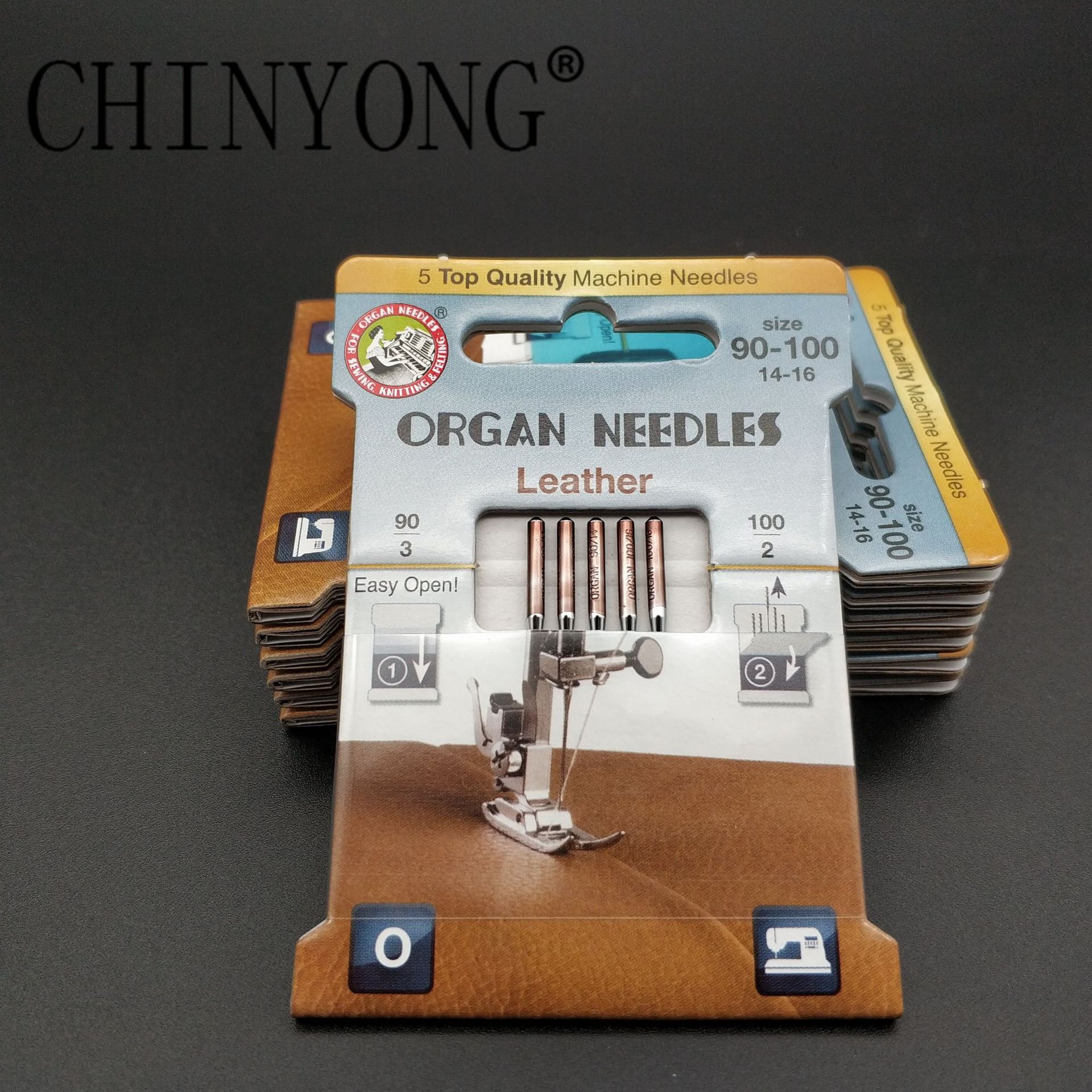 ORGAN/风琴家用机针皮革针皮革面料机针风琴机针家用机针欧盟包装