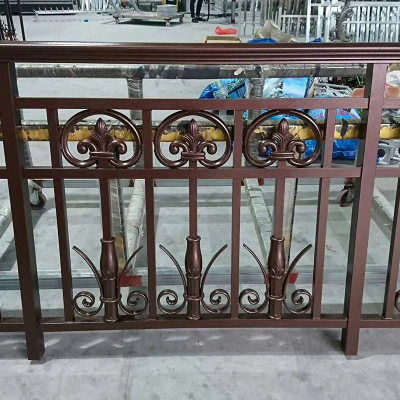 深圳东莞惠州厂家直销锌钢玻璃组装焊接栏杆阳台护栏 铝合金铝艺|ms